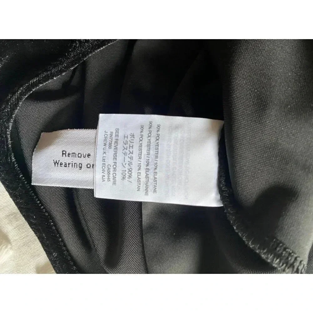 Madewell Bodysuit Women’s Small Black Velvet - Picture 6 of 9
